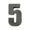 Huisnummers beton middel - 5