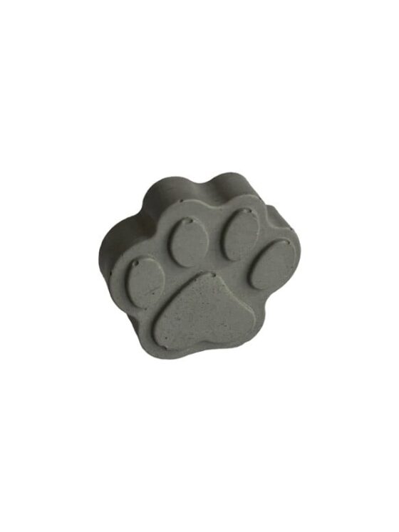 Honden pootafdruk klein van beton