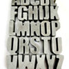 Letters beton klein - A t/m Z