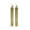gouden kaarsjes glad- 2 stuks