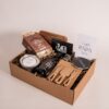 vaderdag geschenk - Snijplank, bestek,bierbrood, kruiden mix, bier, onderzetters, buitenkaars , cadeaubon