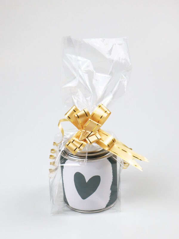 Blikje snoep cadeau - Groot hart & Iets lekkers voor jou Blikje snoep cadeau - Groot hart & Iets lekkers voor jou