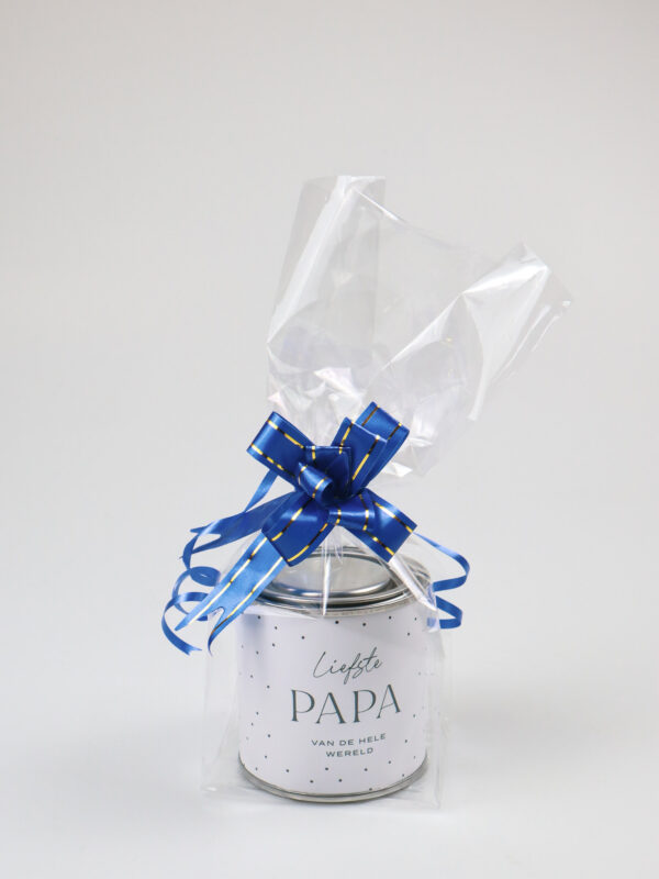 Blikje snoep cadeau - Liefste papa van de hele wereld Blikje snoep cadeau - Liefste papa van de hele wereld