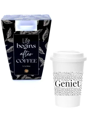 To Go Beker – Life begins after coffee