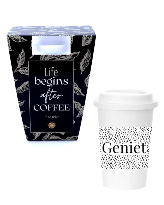 To Go Beker – Life begins after coffee