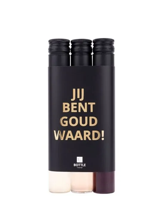 3-wijntubes-zwart-gouden-wikkel-jij-bent-goud-waard