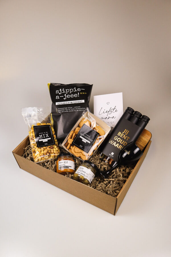 Cadeaupakket voor mama – Verwen met een borrelpakket