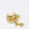 Chocolade praline hartjes goud - Jij bent goud waard