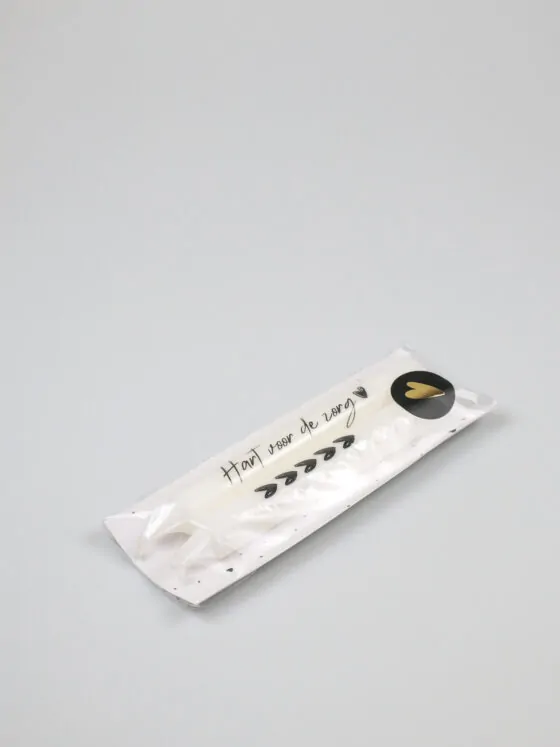 Cadeautje kaarsen - Hart voor de zorg & hartjes