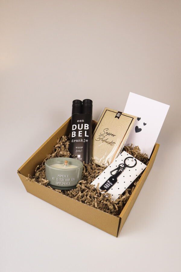 Cadeaupakket Super bedankt – Stijlvol en compleet