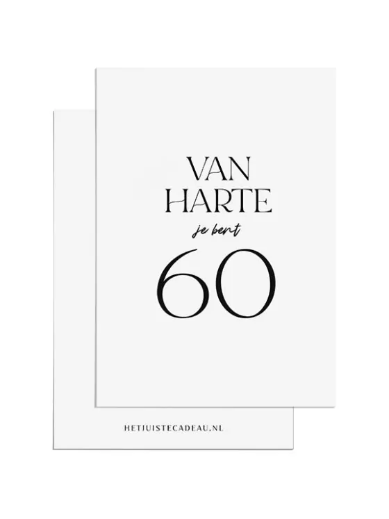 A6 van harte je bent 60