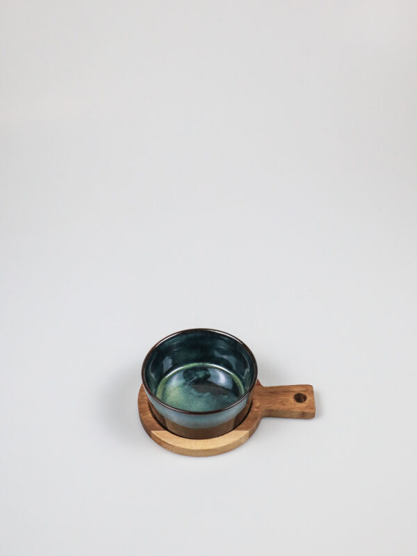 Borrelschaaltje met plankje – Stijlvol serveersetje Borrelschaaltje met plankje – Stijlvol serveersetje