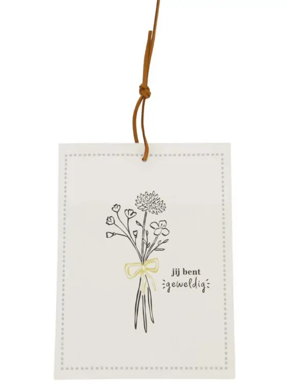 Zusss geurzakje jij bent geweldig wit/zwart/goud Zusss geurzakje jij bent geweldig wit/zwart/goud