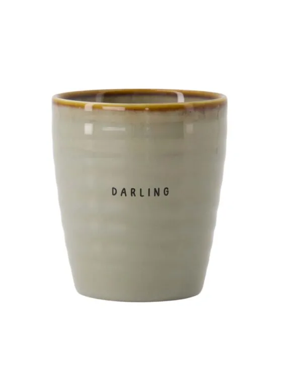 Koffiemok darling grijsblauw