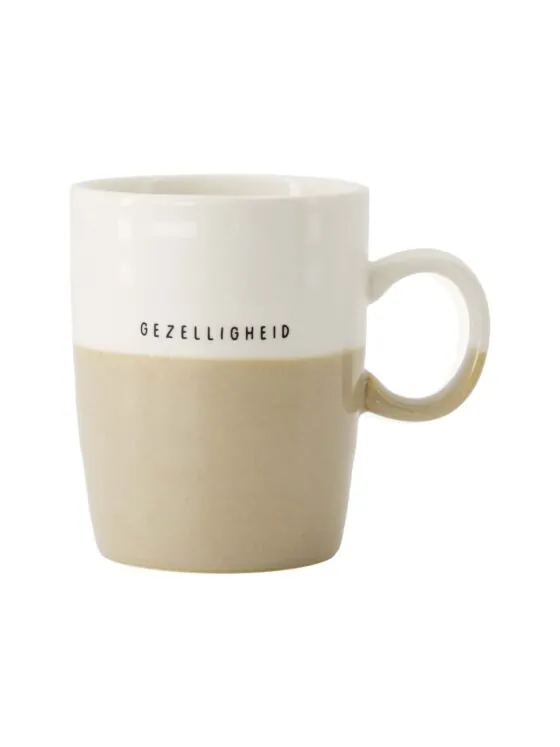 Zusss theemok gezelligheid wit/zand