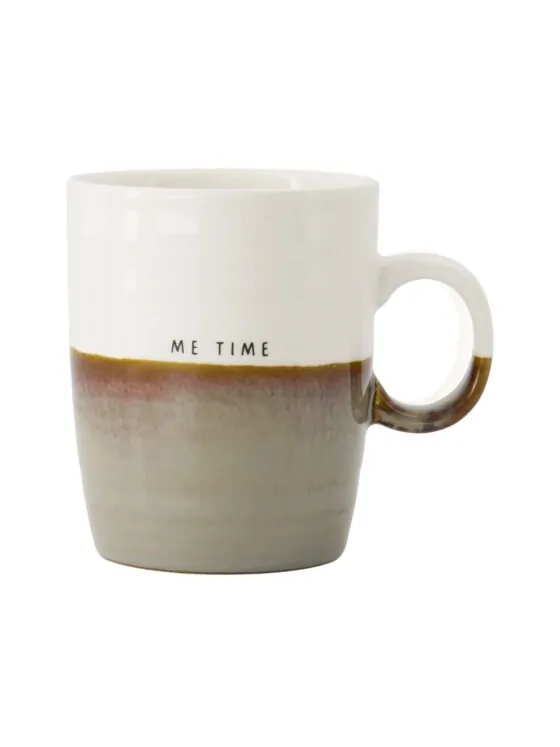 Theemok me time wit/grijsblauw