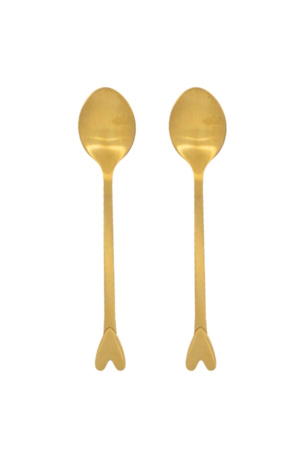 Zusss set van 2 lepeltjes hartje Zusss set van 2 lepeltjes hartje