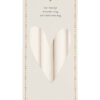 Zusss set van 4 rustieke kaarsen 20cm - off white