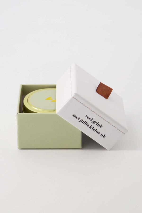 Zusss geurkaarsje tinnen in doosje kleine uk multicolor Zusss geurkaarsje tinnen in doosje kleine uk multicolor