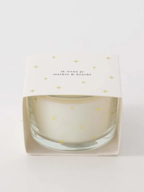 Zusss geurkaars in wikkel liefde & kracht wit/goud Zusss geurkaars in wikkel liefde & kracht wit/goud