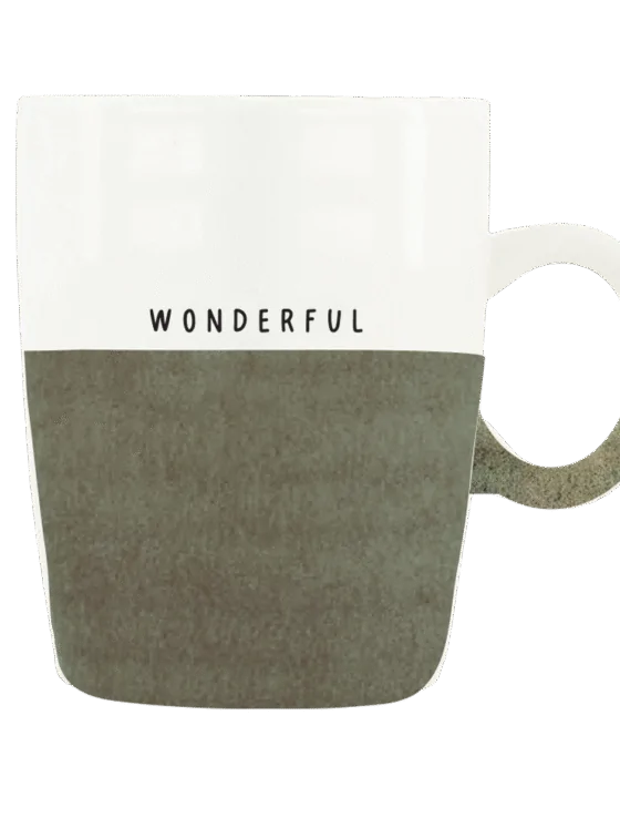 Zusss theemok wonderful wit/donkergroen