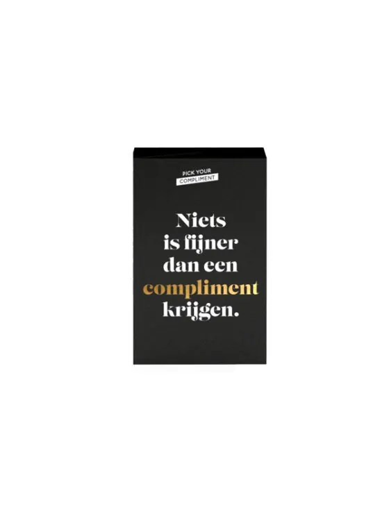 Kaartspel complimenten – Pick Your Compliment