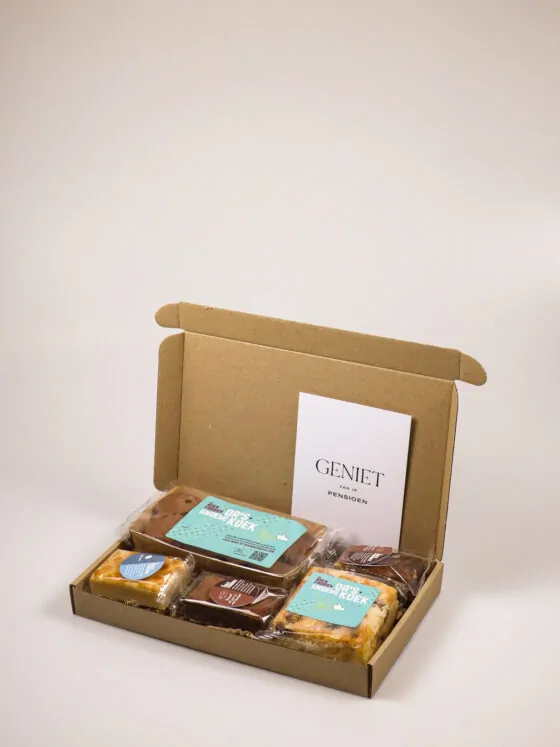 Pensioen cadeau met koek – Geniet van je pensioen