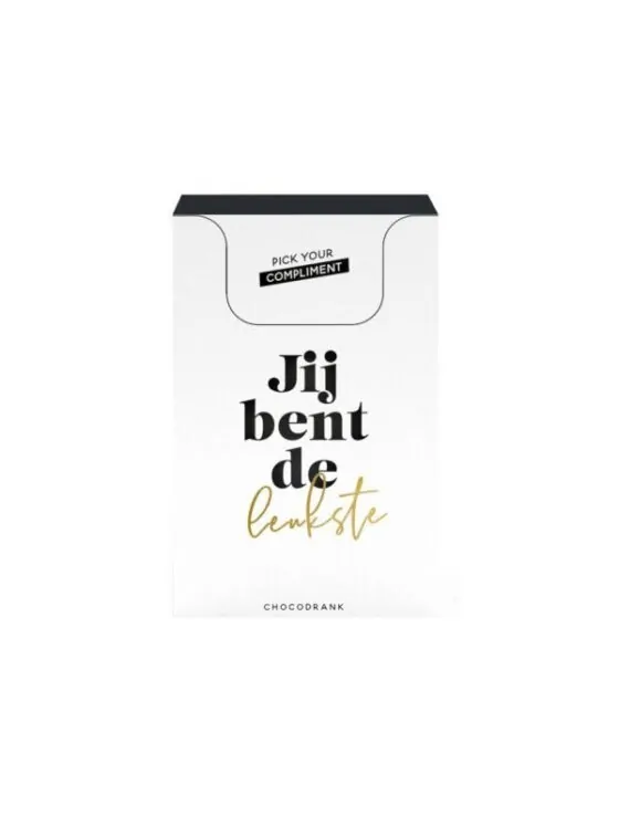 Chocomelk doosje met complimenten – Pick Your Compliment