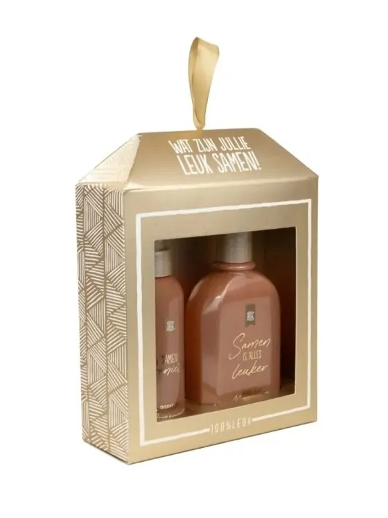 Cadeauset Wat zijn jullie leuk samen – Roomspray & Handzeep