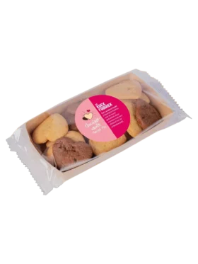 De Koekfabriek - Chocolate chip/vanille hartjes tray