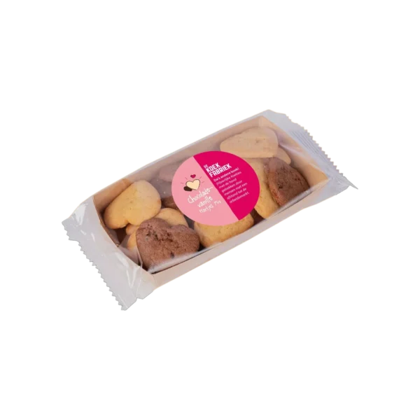 De Koekfabriek - Chocolate chip/vanille hartjes tray