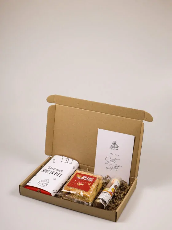 Brievenbuscadeau Sint – Chocolade, Koek & bikkels