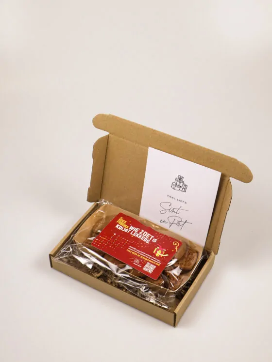 Brievenbuscadeau Sinterklaas – Chocolate Chip Koekjes