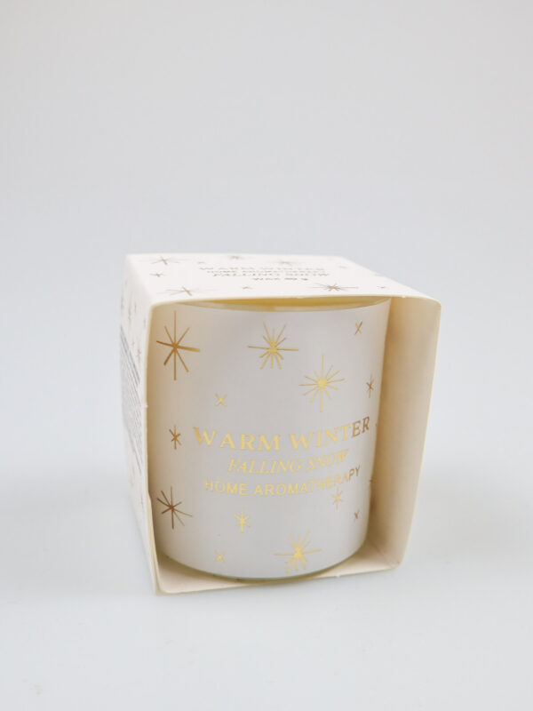 geurkaarsje in wikkel - warm winter