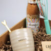 1x pakket bedankt, mok, onderzetter, koffie, lepel, bakmix-3 Cadeaupakket Bedankt – origineel en compleet geschenk