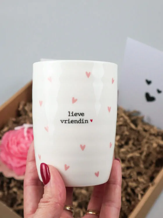 Cadeaupakket Voor Vriendin – Mok & Verwenmoment