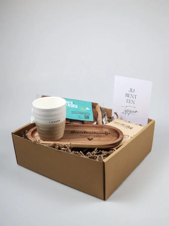 Cadeaupakket Jij bent een topper – stijlvol bedankcadeau