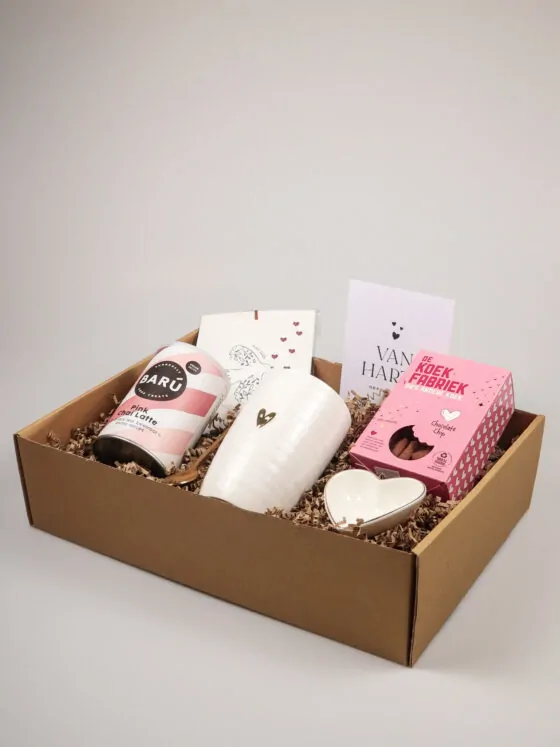 Cadeaupakket Van Harte Gefeliciteerd – Met Mok, Lepel & Verwennerij