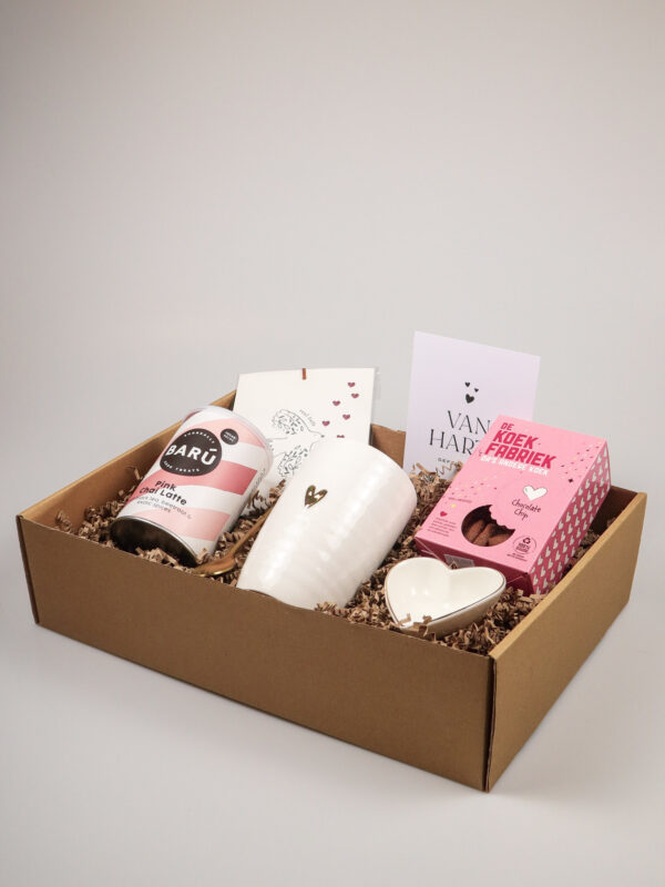 Cadeaupakket Van Harte Gefeliciteerd – Met Mok, Lepel & Verwennerij