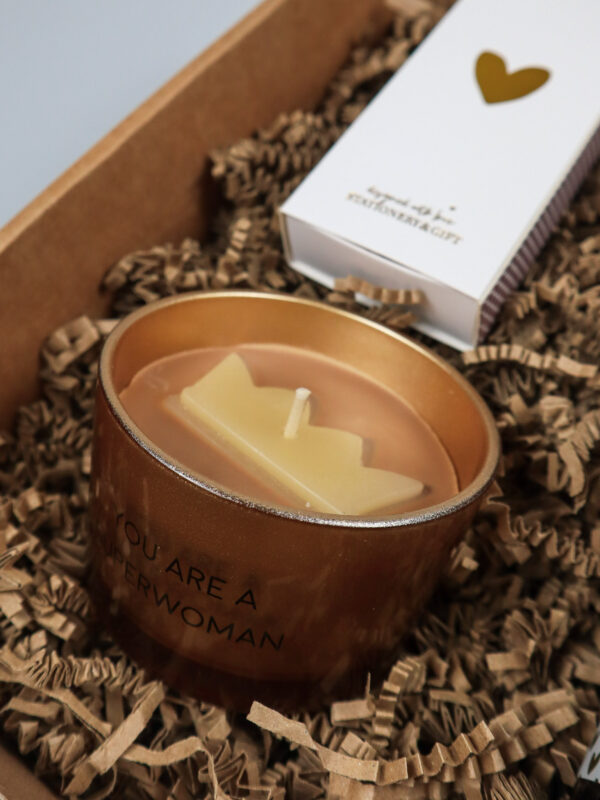 Cadeaupakket voor Vriendin – Handzeep, Sojakaars, Lucifers & Hanger