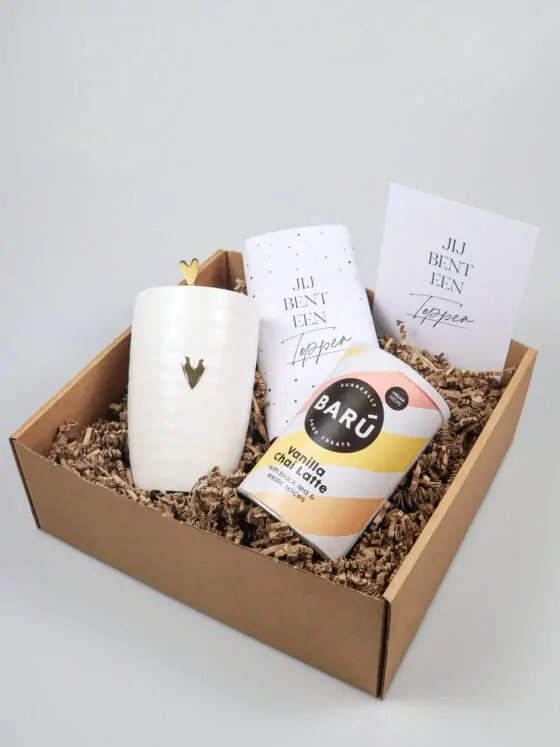 Cadeaupakket Jij Bent Een Topper – Met Zusss Mok, Chai & Chocolade