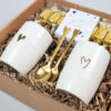 Cadeaupakket Jij Bent Goud Waard – Met Zusss Mokken, Lepels & Chocolade