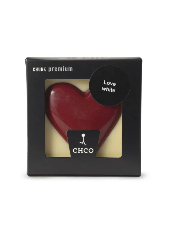 chocoladereep Chunk Hart – Witte chocolade