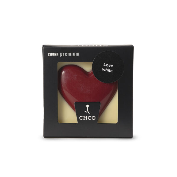 chocoladereep Chunk Hart – Witte chocolade
