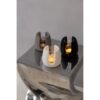 Theelichthouder Tijn Zwart en grijs