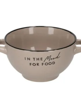 Retro Soepkom Taupe – In the mood for food