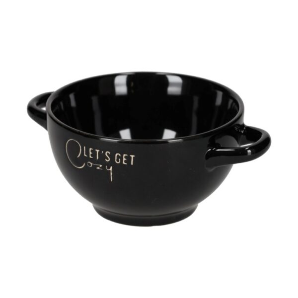 Retro soepkom zwart – Lets get cozy