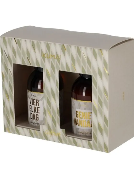 KUMAI Giftset – Vier elke dag / Geniet vandaag (100ml)