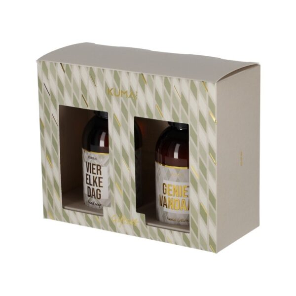 KUMAI Giftset – Vier elke dag / Geniet vandaag (100ml)