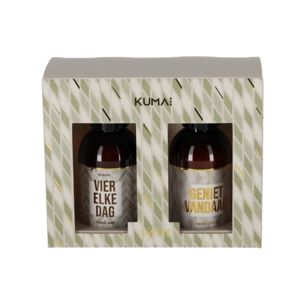 KUMAI Giftset – Vier elke dag / Geniet vandaag (100ml)